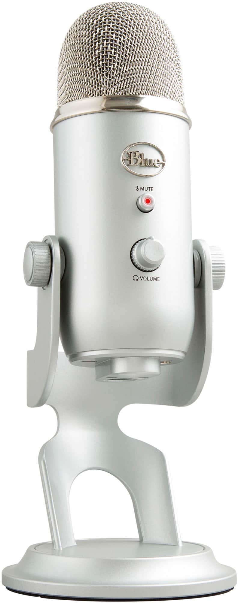 Blue Microphones - Blue Yeti Professional Multi-Pattern USB Condenser Microphone - Silver