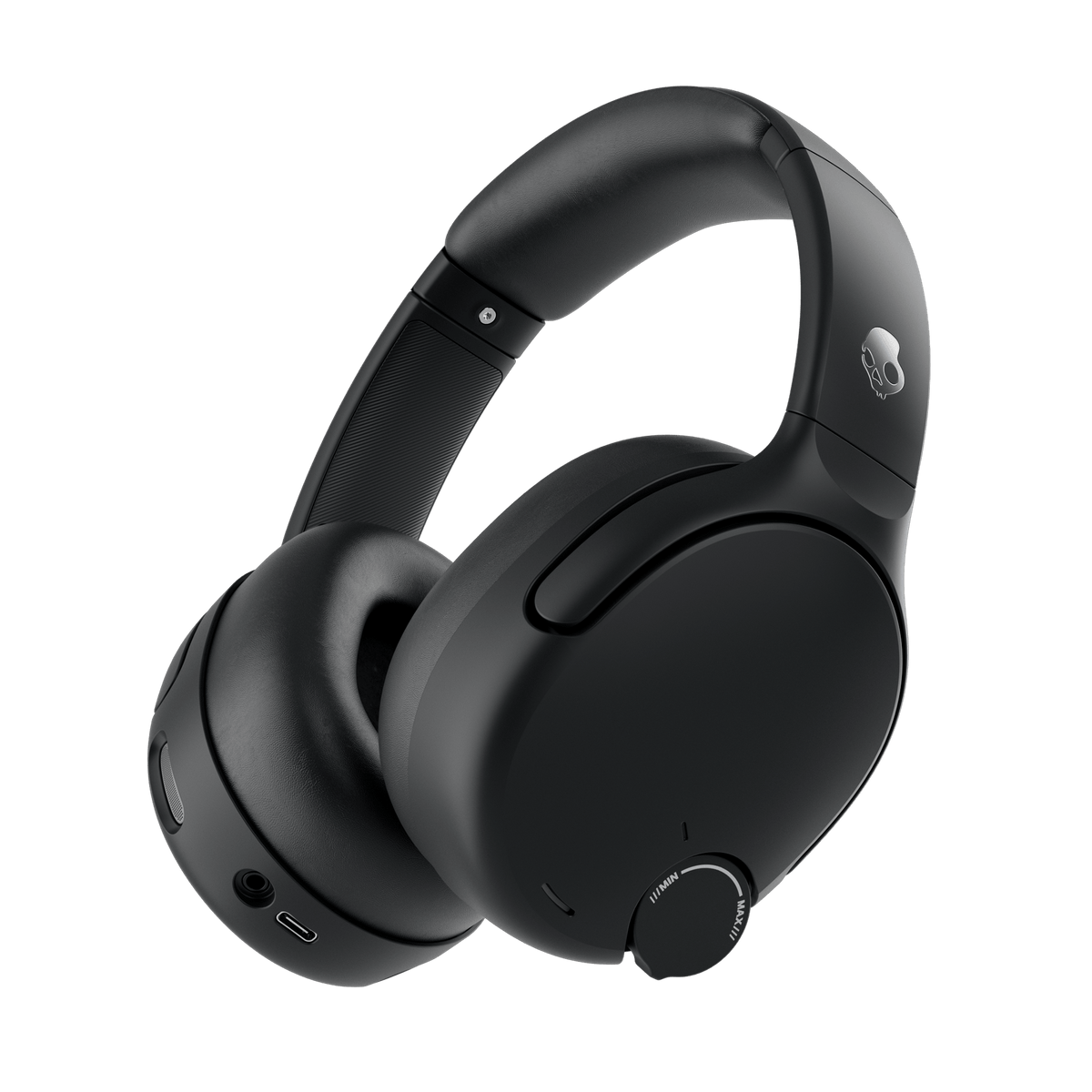 Skullcandy - Crusher 720 Over-the-Ear Wireless Bluetooth Headphones with THX Spatial Audio - Black