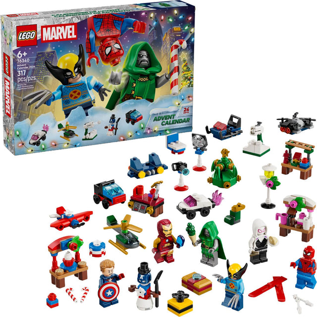 MOON SWARDETRY LEGO MARVEL 6+ 76340 LEGO Calendar Advent 2026 317 pcs/pzs Show Policies SE - NUTRITION DEL E - MINECKET MARVEL

1000 24 WIFTS ADVENT CALENDAR