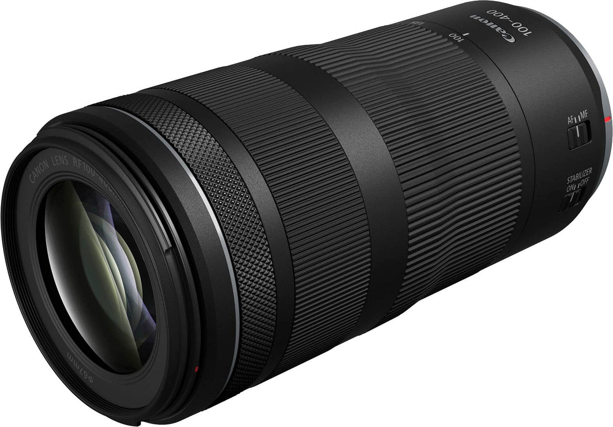 Canon - RF100-400mm F5.6-8 IS USM Telephoto Zoom Lens for EOS R-Series Cameras - Black