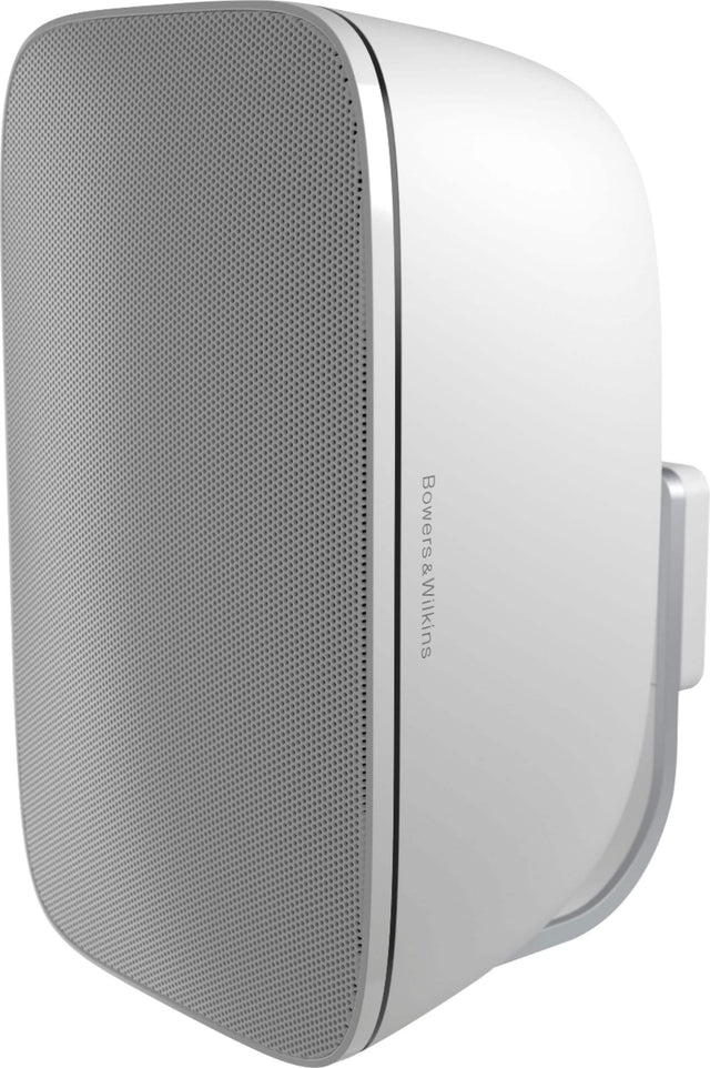 Front. Bowers & Wilkins - Architectural Monitor 5" 100W 2-Way Indoor/Outdoor Loudspeakers (Pair) - White.