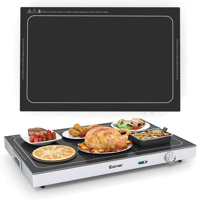 Notice the crystal plate is hot after cooking, please don't touch with your hand!  
Do not touch handles during use to avoid burns!
