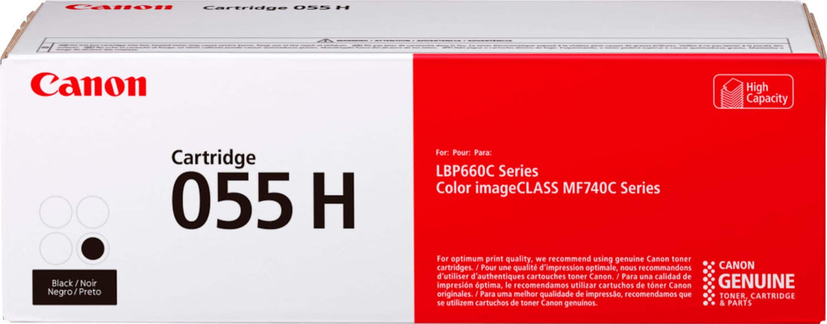 Canon - 055 H XL High-Yield Toner Cartridge - Black