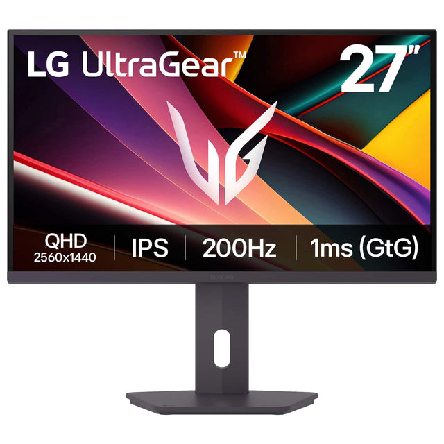 LG UltraGear™ 27"  
QHD 2560x1440  
IPS  
200Hz  
1ms (GtG)