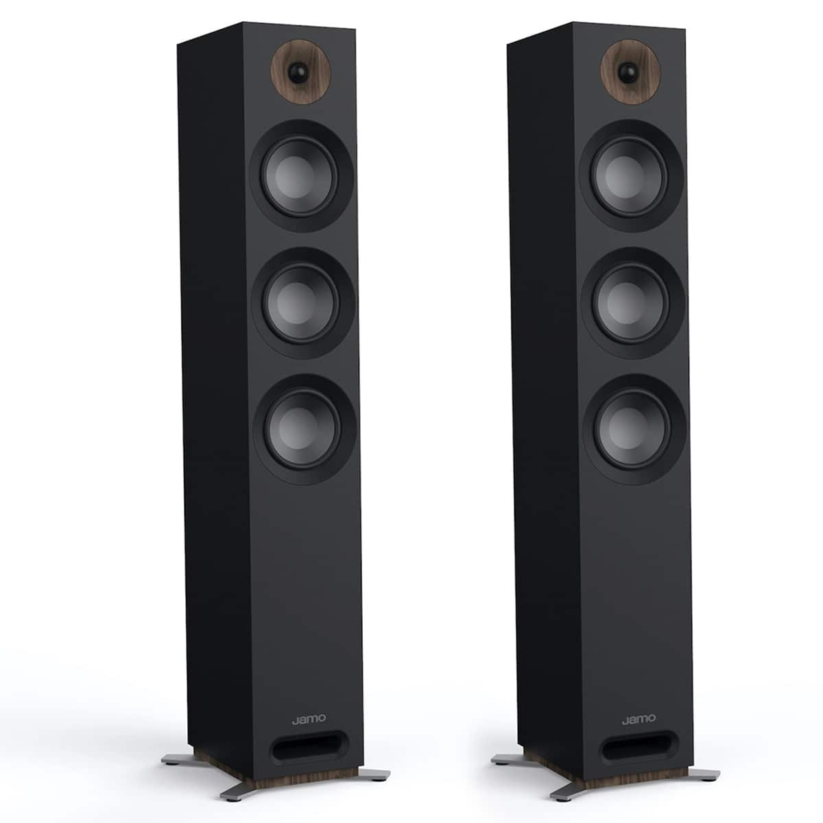 Jamo - S 809 5" 240W 3.5-Way Floorstanding Speaker, Pair - Black