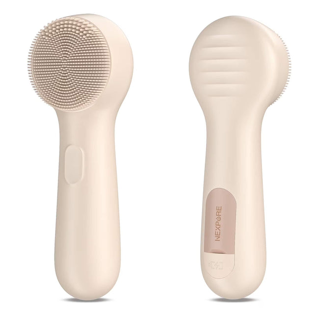 Front. NEXPURE - Facial Cleansing Brush Silicone Sonic Electric Face Scrubber IPX7 Waterproof Deep Cleansing.