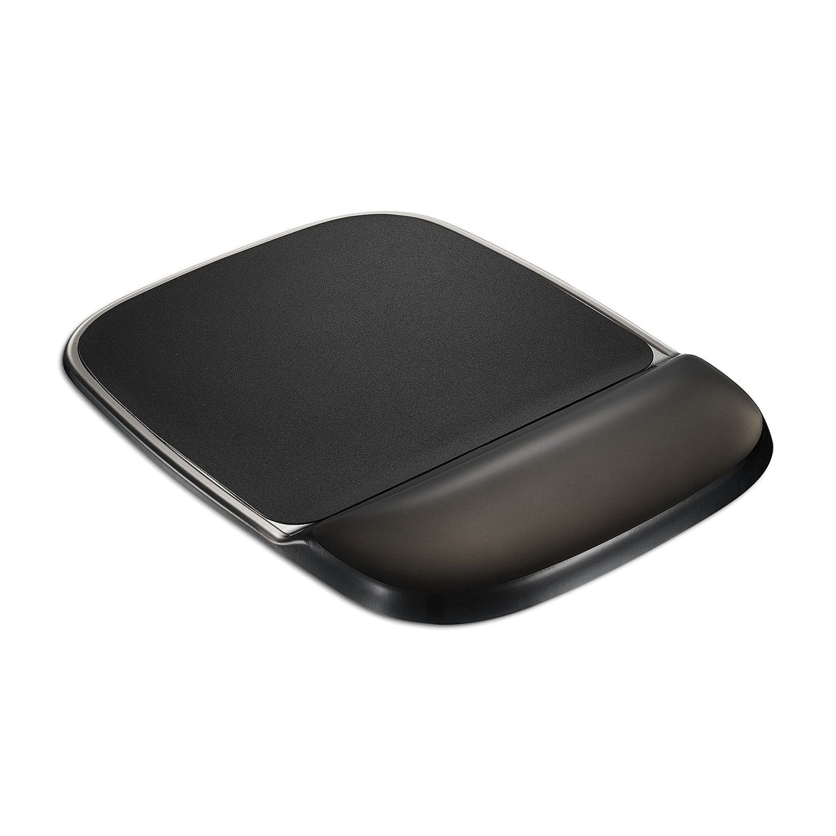 Staples TECH - Gel Non-Skid Mouse Pad/Wrist Rest Combo, Crystal (53323) - Black