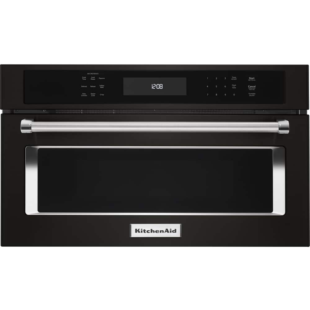 KitchenAid - 1.4 Cu. Ft. Built-In Microwave - Black Stainless Steel