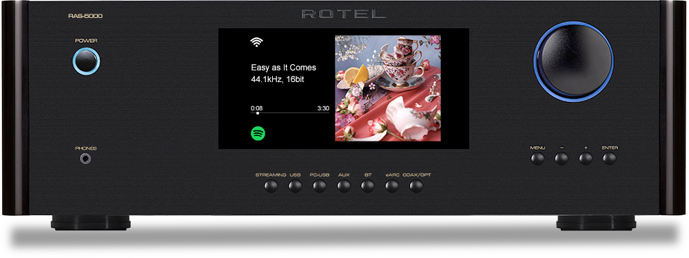 Rotel - RAS-5000 Amplified Streamer - Black