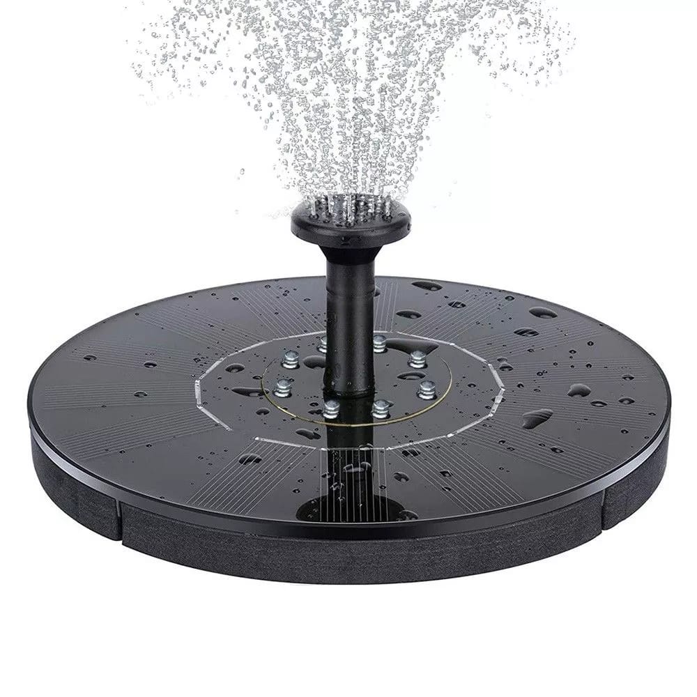COWIN - Solar Fountain Pump for Bird Bath Free Standing Floating Outdoor Garden Pond Fountain - Black