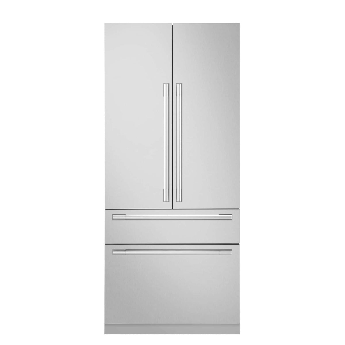 SKS - 19.3 Cu. Ft. 4-Door French Door Built-In Refrigerator - Custom Panel Ready