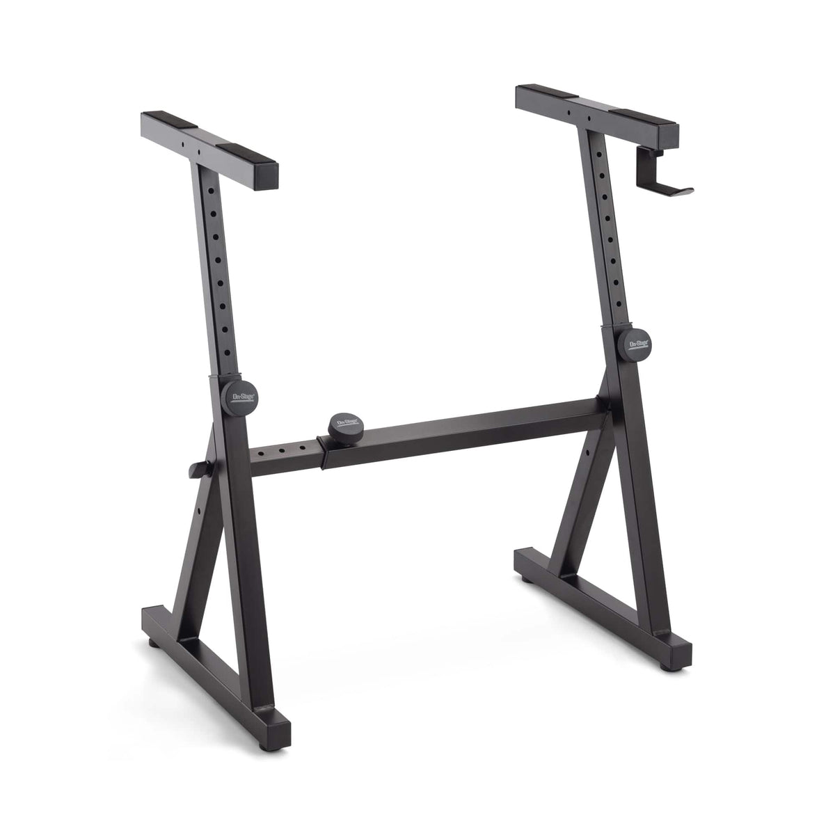 On Stage Stands - On-Stage KS1355 Adjustable Z Keyboard Stand for 2 Electric Pianos - Fits 54-88 Key Digital Keyboards, Synths, Organs - "NA"
