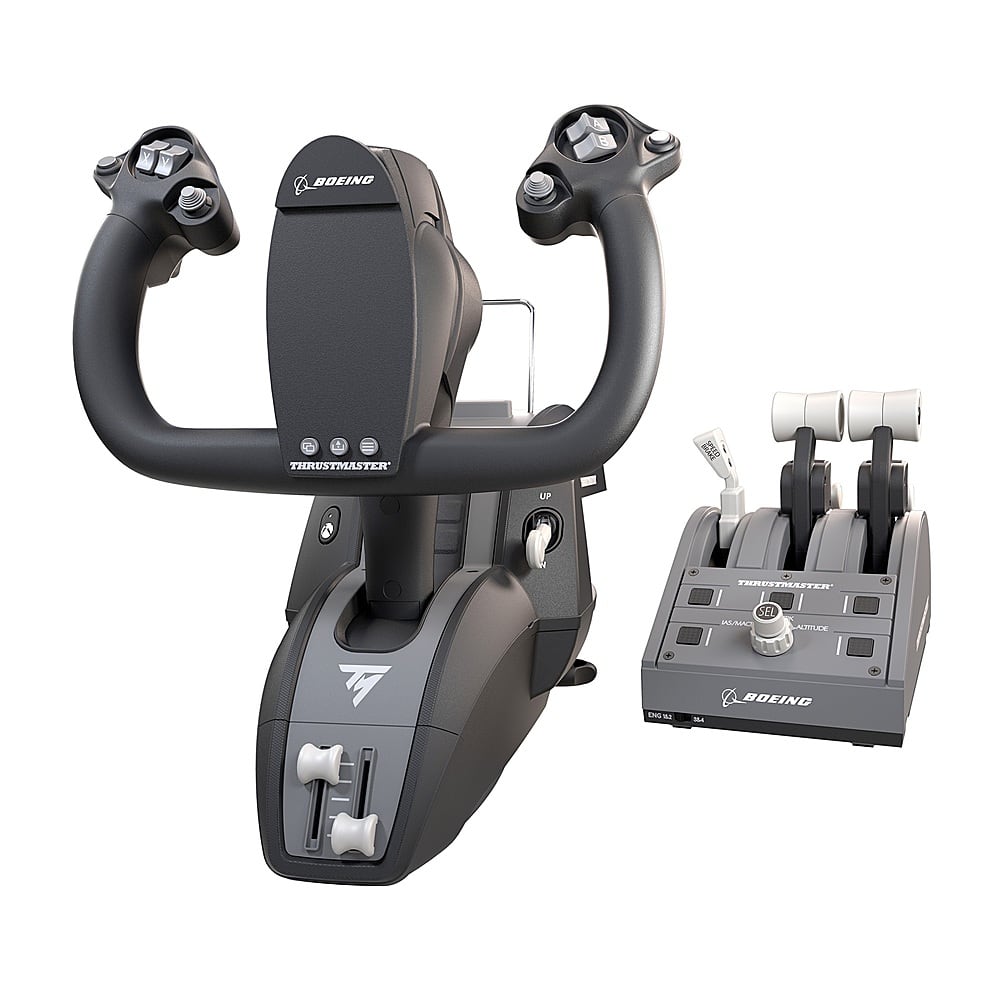 Thrustmaster - TCA Yoke Pack Boeing Edition for Xbox Series X|S, Xbox One, PC - Black
