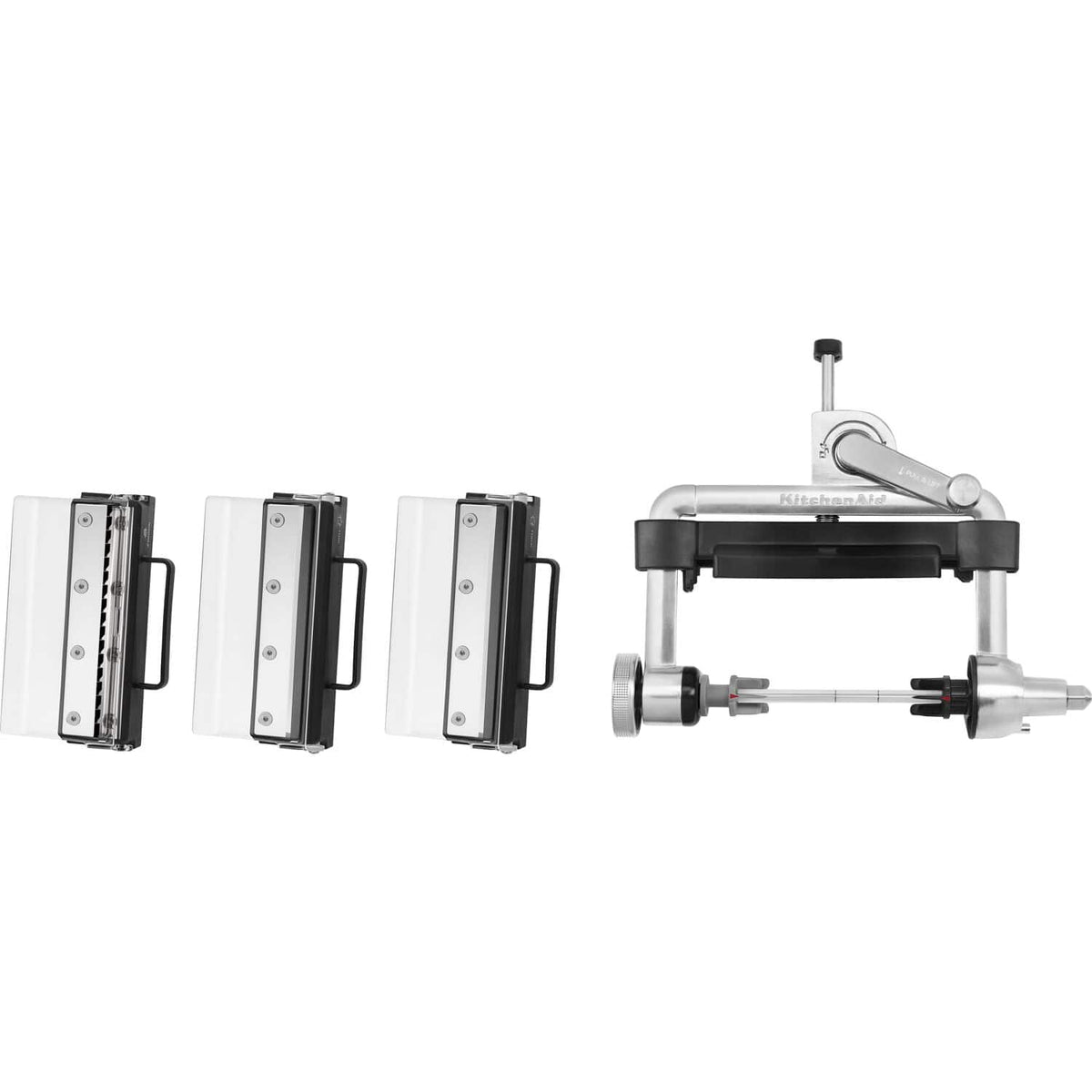 KitchenAid - Vegetable Sheet Cutter Attachment with Noodle Blade - Stainless Steel