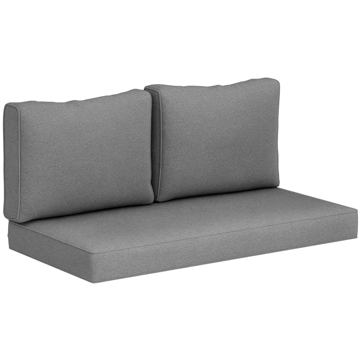 Outsunny - Seat Patio Furniture Cushions, 46x26x5 in - Gray