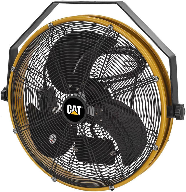 Front. Caterpillar - Caterpillar CF-HVOD-18S-NG 18" IPX4 4000 CFM 3-Speed Wall Fan.