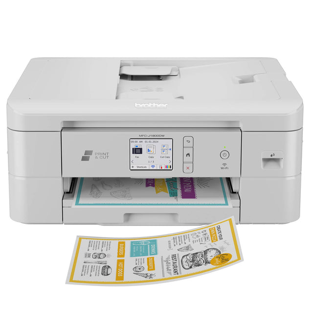 Brother MFC-J805D printer is a versatile device that can print, copy, and scan documents. It is designed to be user-friendly and efficient, making it an ideal choice for home or office use. The printer is capable of printing high-quality documents at a resolution of up to 600 x 1200 dpi, ensuring that your prints are sharp and clear. Additionally, the printer supports various paper sizes and types, including envelopes, labels, and photo paper, so you can print a wide range of documents. The Brother MFC-J805