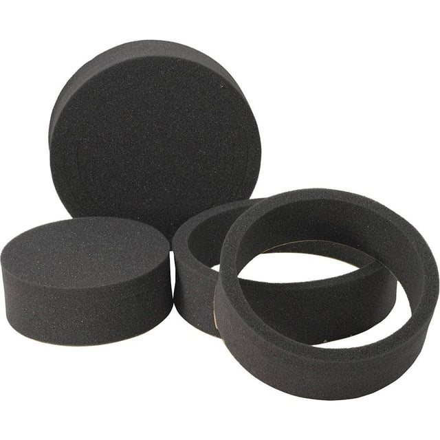 Front. Stinger - RoadKill Universal Fast Rings Kit for 6” and 6.5” Speakers - Black.