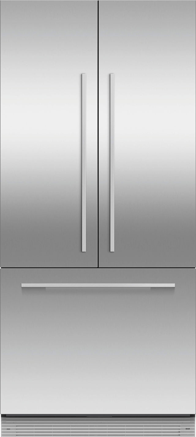 Front. Fisher & Paykel - Door Panel Kit for Fisher & Paykel Refrigerator/Freezers - Stainless Steel.