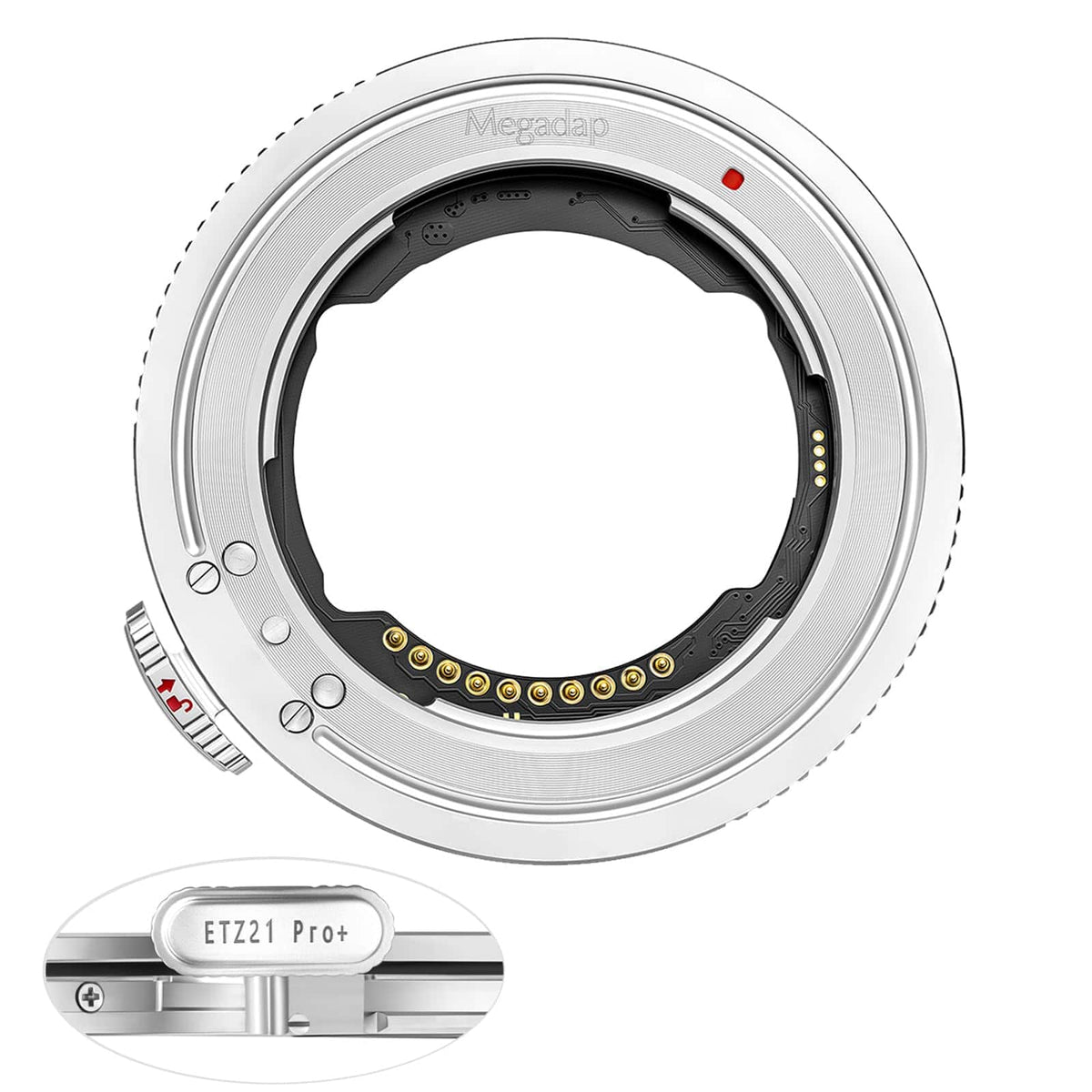3 Legged Thing - Megadap ETZ21 PRO+ Autofocus Lens Adapter Built-in Electronic Aperture Compatible with Nikon Z Camera Zf Z9 Z8 Z6III Z7I