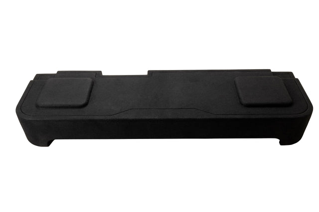 Front. KICKER - L7T Custom Fit Dual 10" 2-Ohm Down Firing Enclosure Subwoofer for Select Chevy Silverados/GMC Sierra Crew Cabs - Black.