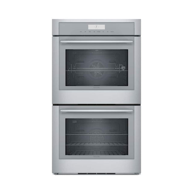 Front. Thermador - Masterpiece Series 30" Built-In Double Electric Convection Wall Oven with Wifi - Stainless Steel.
