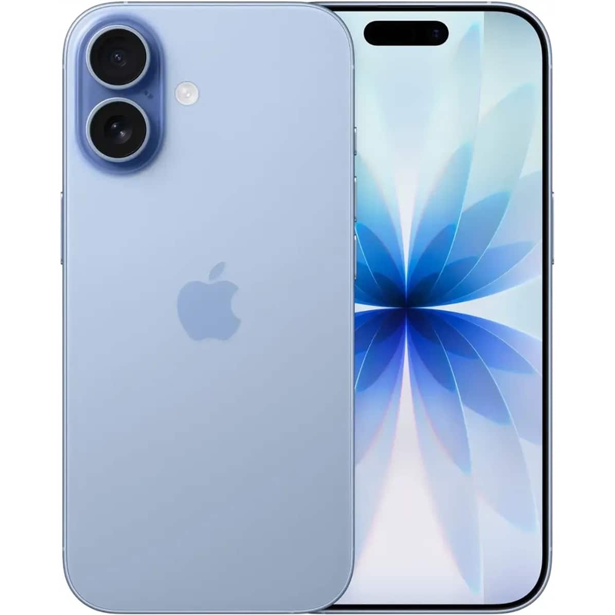 Apple - Refurbished Excellent - iPhone 17 256GB 6.3" 5G Fully Unlocked, Mist - Blue