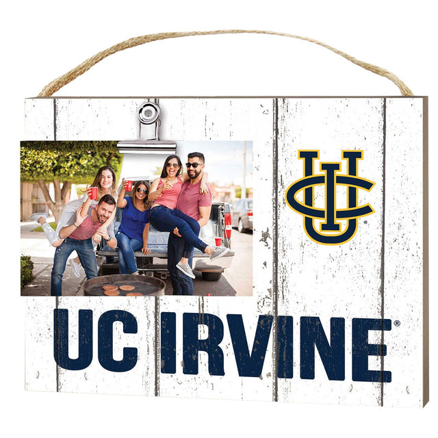 Front. Jardine - UC Irvine Anteaters 8" x 10" Weathered Clip It Frame - White.