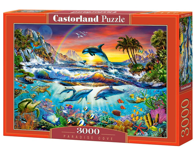 Castorland Puzzle, No. C-300396-2, 3000 PARADISE COVE, Castorland, 268, 362x26.8w, 3000, 92x68cmU/CM R