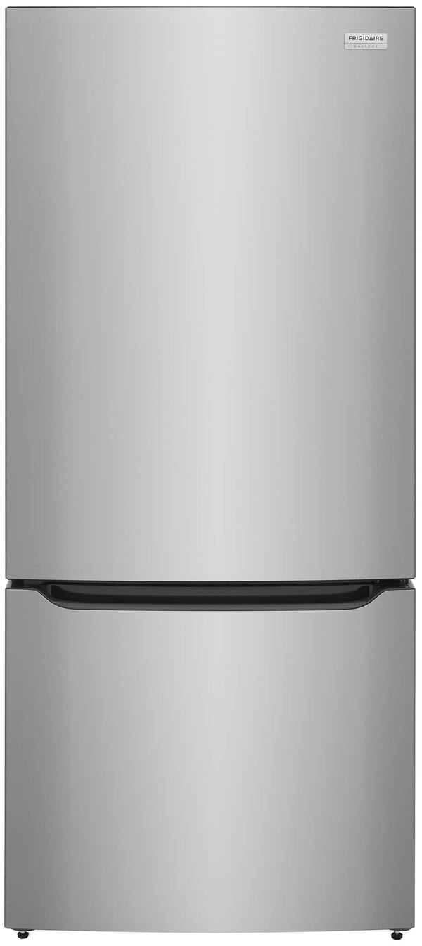 Frigidaire - 30 in. Wide 20.3 Cu. Ft. Bottom Freezer Standard Depth Refrigerator with Internal Water Dispenser - Smudge Proof Stainless Steel