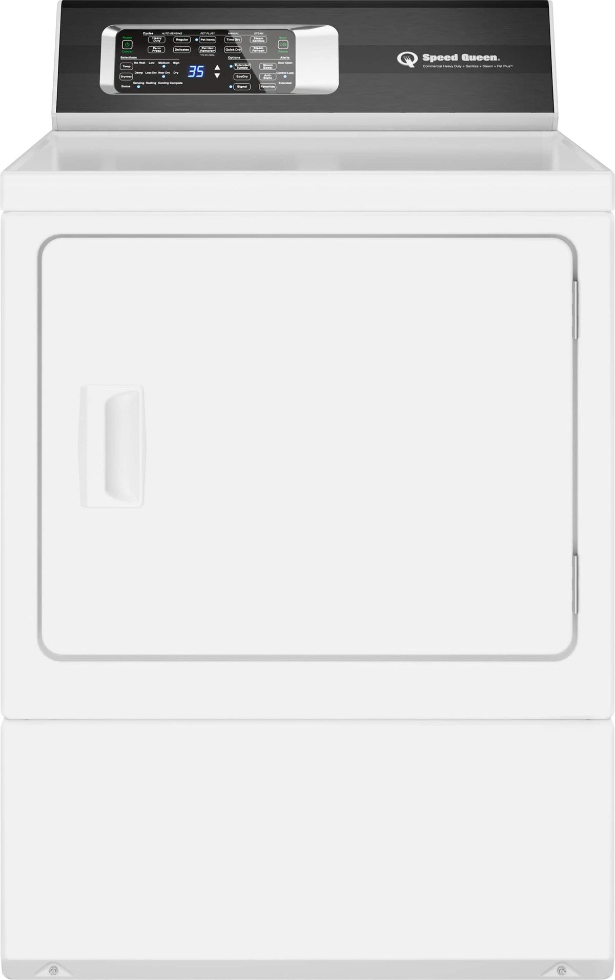 Speed Queen - DR7 - Commercial Heavy Duty Electric Dryer - White