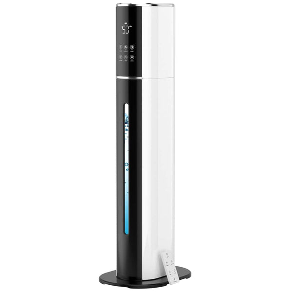 Topteng - 9L/2.4Gallon Ultrasonic Cool Mist Humidifier with UV Purification, Quiet for Large Bedrooms - White