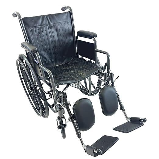 Invacare - 9000 SL Lightweight Wheelchair for Adults with Desk-Length Arms and 20" Wide Seat - Black