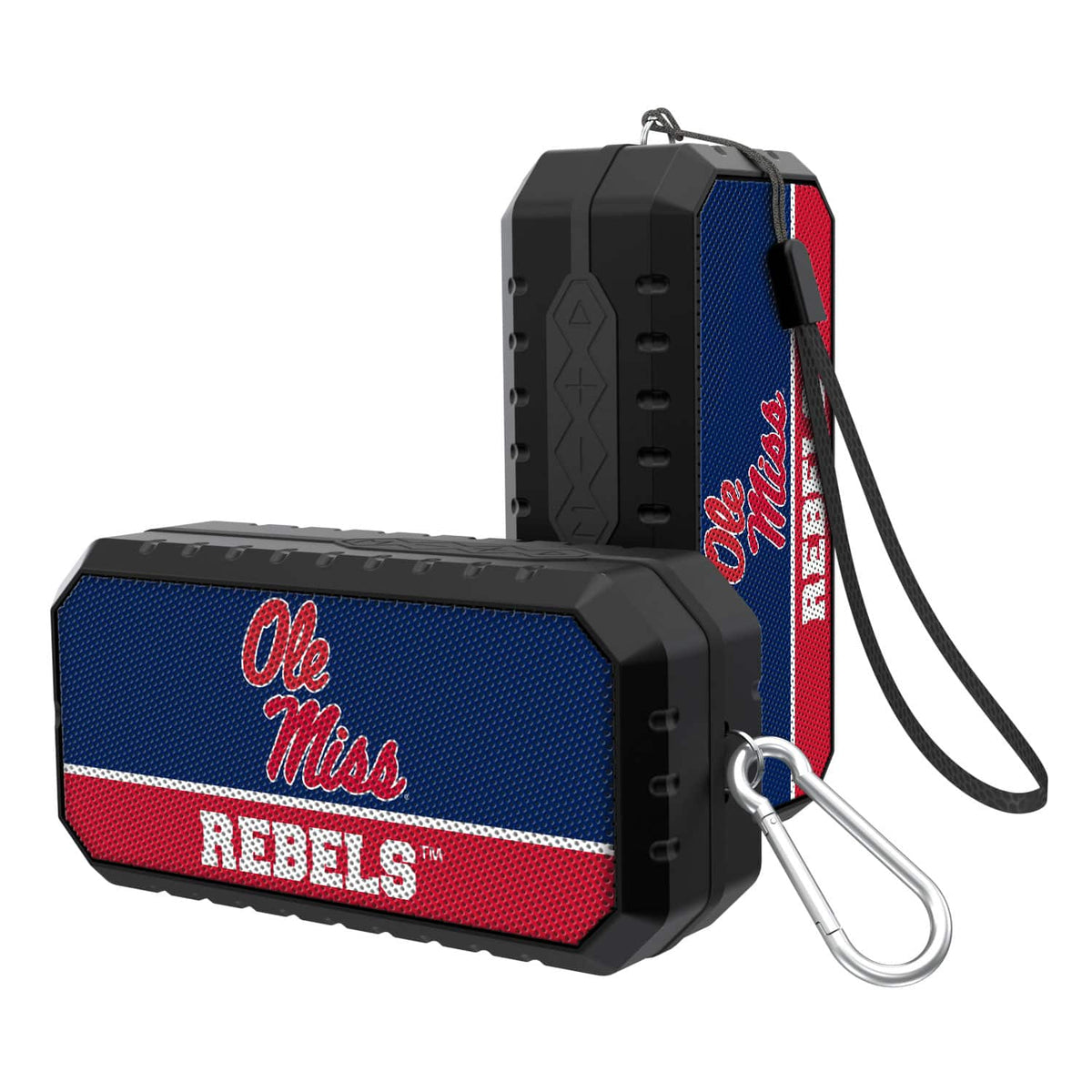 Keyscaper - Ole Miss Rebels Primary Logo End Zone Water Resistant Bluetooth Speaker - Multicolor