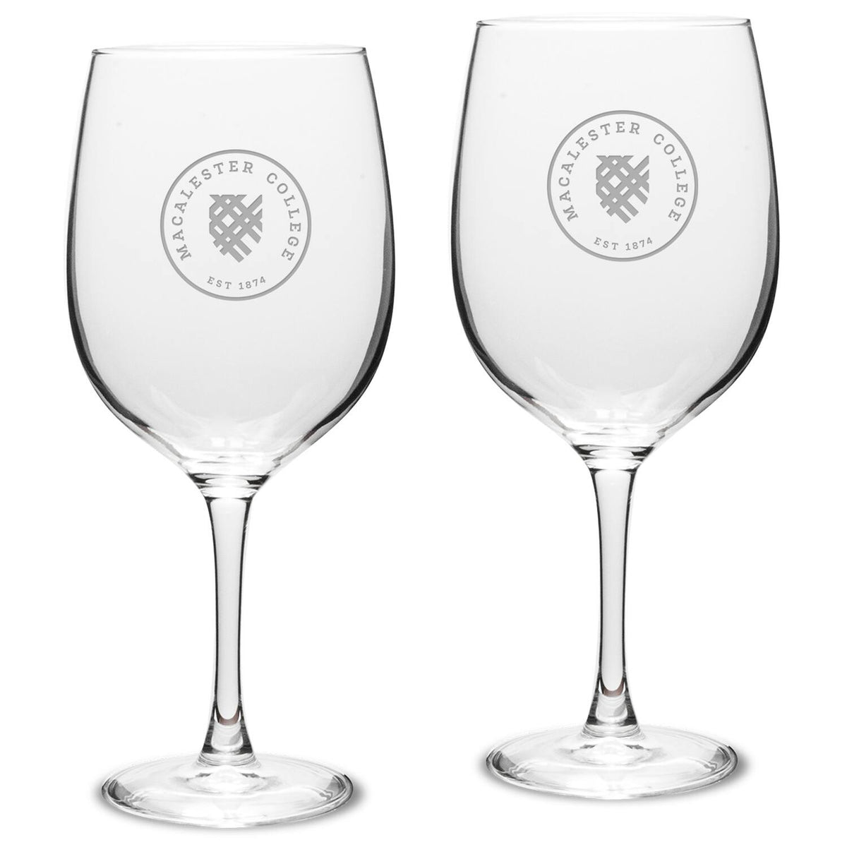 Jardine - Macalester Scots 19oz. 2-Piece Traditional Robusto Red Wine Table Glass Set - Multicolor