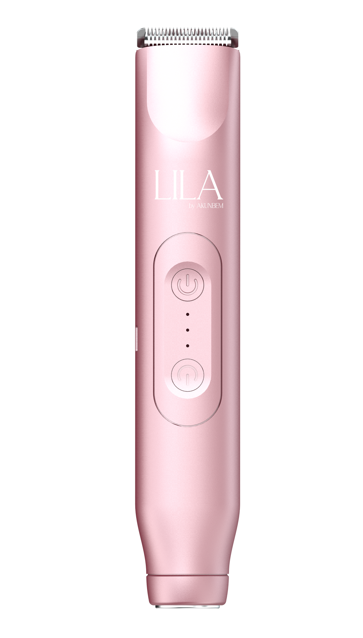 Lila - by AKUNBEM Glow G1 Pro 3-in-1 Women's Bikini Trimmer, Facial Shaver & Nose Hair Trimmer - Pink