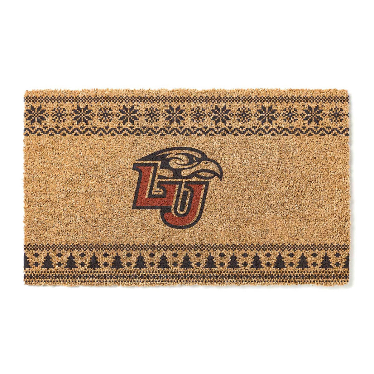 Jardine - Liberty Flames 18" x 30" Holiday Coir Doormat - Brown