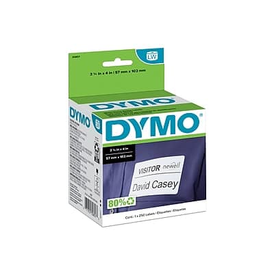 LW 2 3 in 4 in 57 K 102 m DYMO DYMO TL DYMO 3 57 103 newell VISITOR David Casey 80% Cort: 1-1/2" x 2" (38 mm x 51 mm)