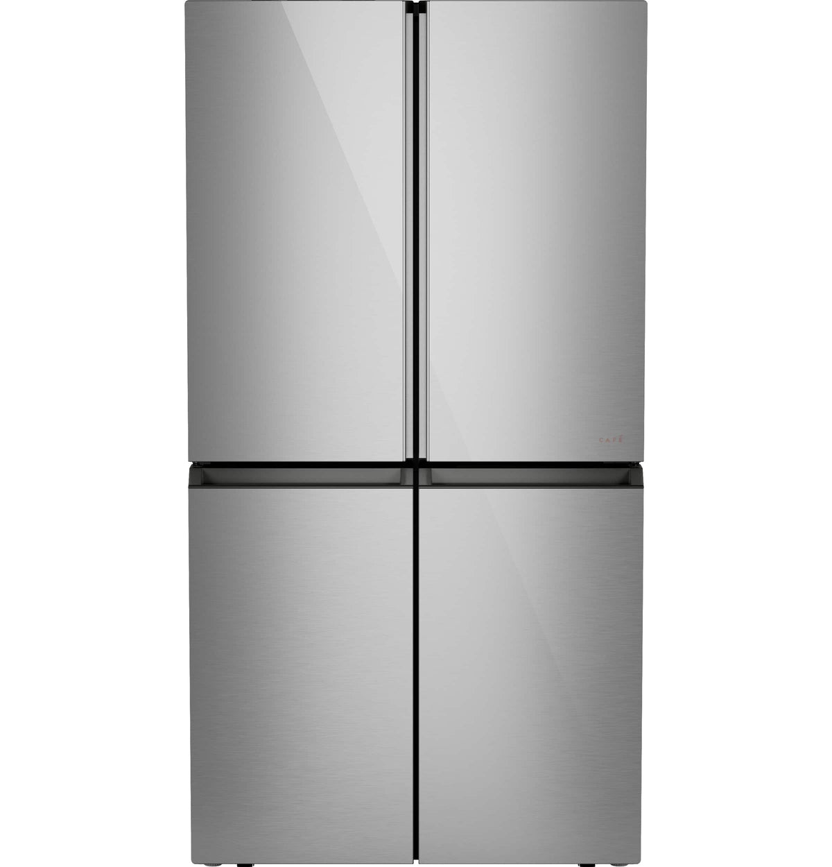 Café - 36 in. Wide 22.9 Cu. Ft. 4-Door French Door Counter-Depth Smart Refrigerator with Dual-Dispense AutoFill Pitcher - Platinum Glass