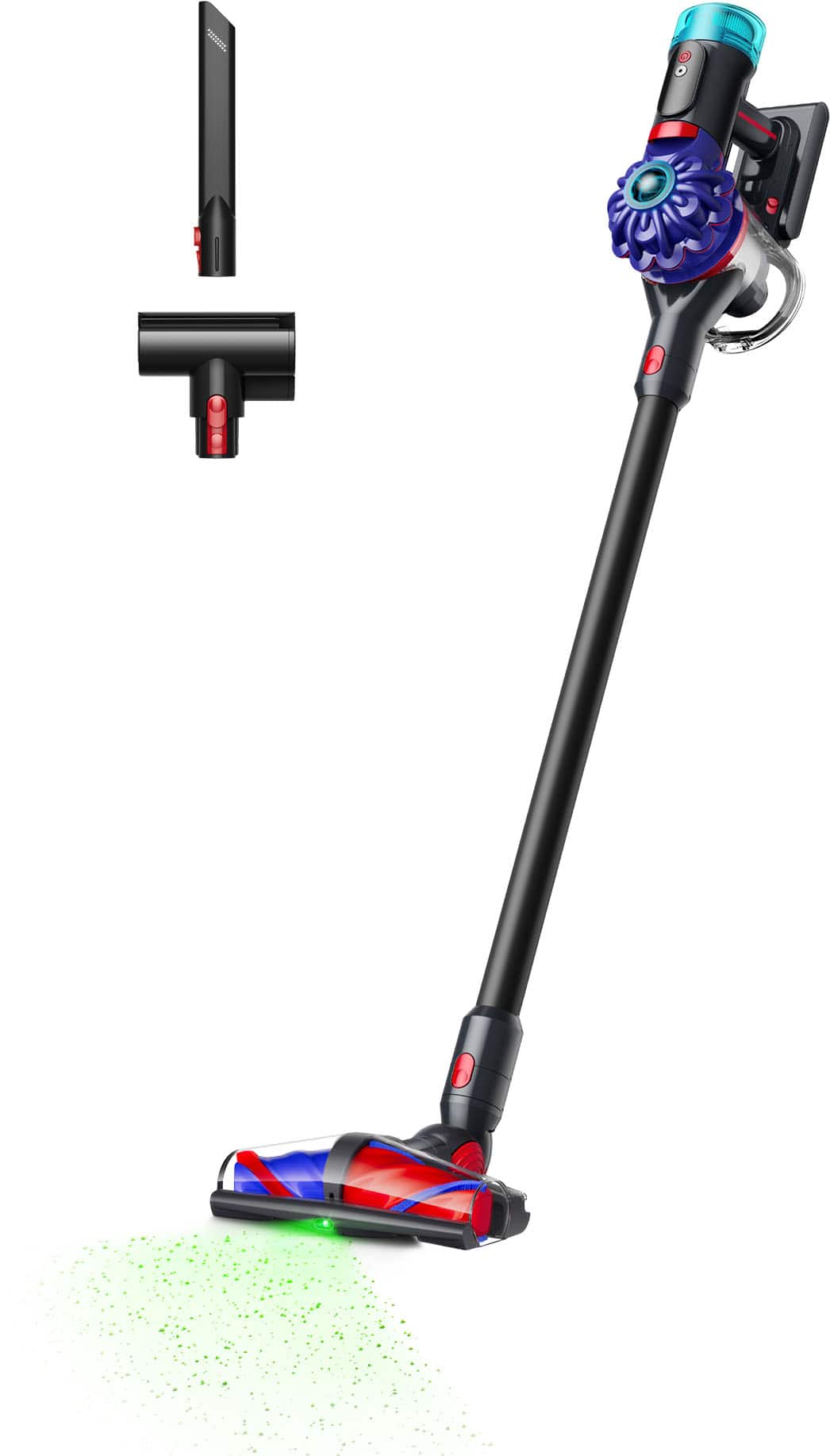 Dyson - V10 Konical (Newest Model) Cordless Vacuum - Black/Blue