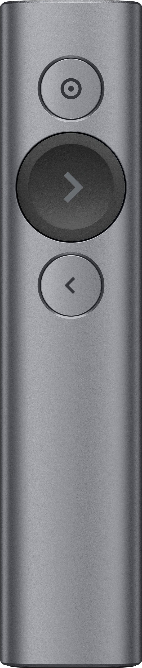 Logitech - Spotlight Presentation Remote with 100 ft Range and Quick Charging - Slate