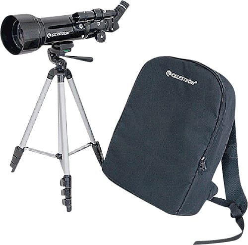 Angle. Celestron - Travel Scope 70 Portable Telescope - Black.