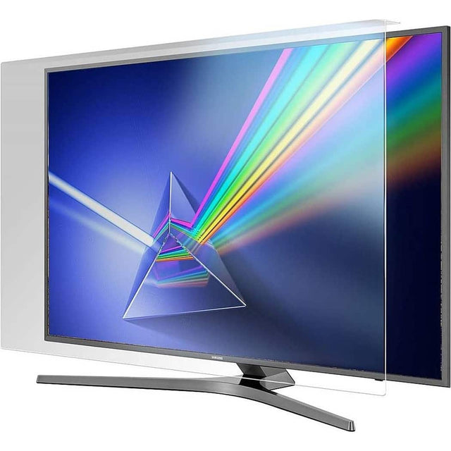 Front. SaharaCase - Anti-Blue Light TV Screen Protector for Most 55" TVs - Clear.