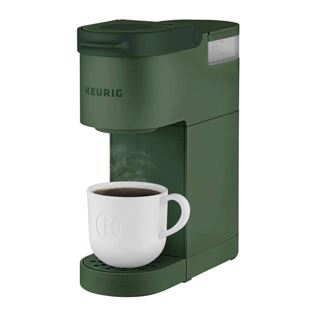Front. Keurig - Keurig K-Mini Single Serve K-Cup Pod Coffee Maker (Evergreen) - Black.