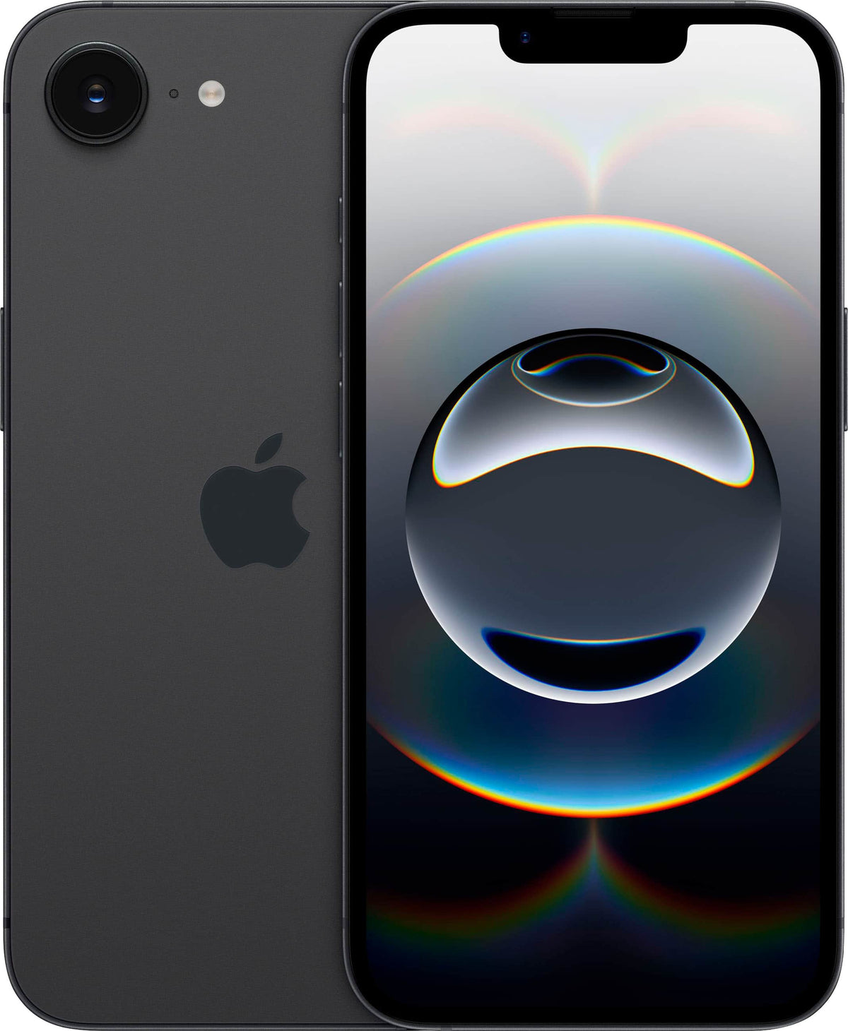 Apple - iPhone 16e 128GB - Apple Intelligence - Black (AT&T)