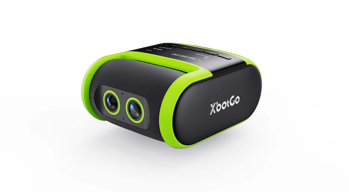 XbotGo - Falcon AI Sports Camera, 4K Auto-Tracking Action Cam for Team Sports, Dual Lens with Live Streaming, No Subscription - Edge Green
