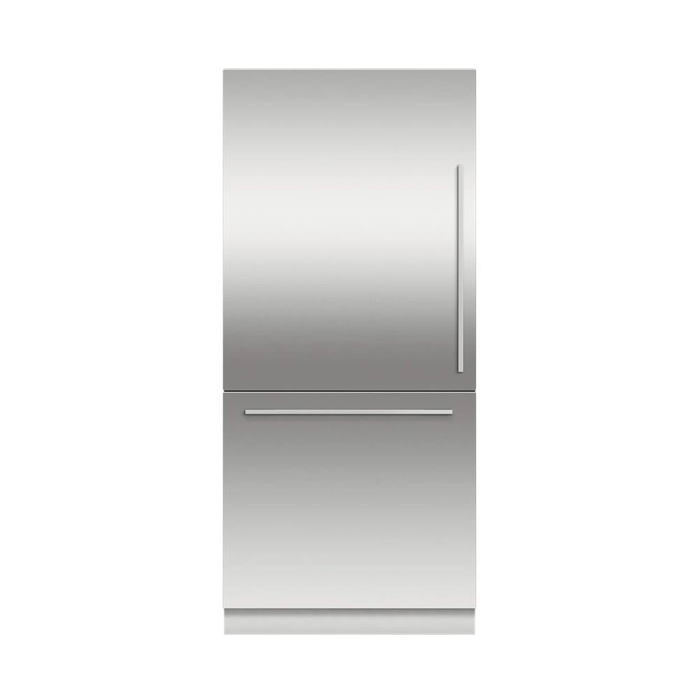 Fisher & Paykel - 36 in. Wide ActiveSmart 16.8 Cu. Ft. Bottom-Freezer Built-In Refrigerator - White