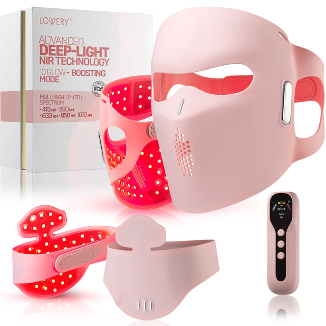 LOVRY ADVANCED DEEP-LIGHT NIR TECHNOLOGY  
10 GLOW - BOOSTING MODE  
MULTI-WAVELENGTH SPECTRUM:  
- 415 NM  
- 590 NM  
- 633 NM  
- 850 NM  
- 1072 NM