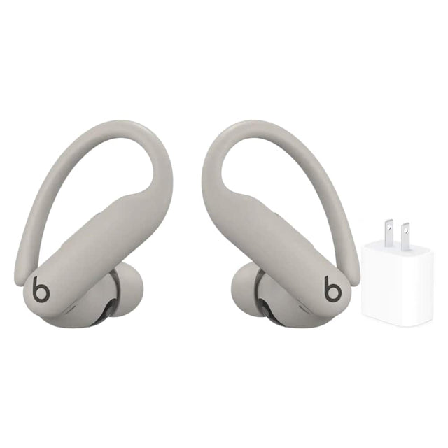 Front. Beats - Beats - Powerbeats Pro 2 True Wireless Active Noise Canceling Earbuds + Power Adapter - Gray.