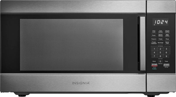 Insignia™ - 2.2 Cu. Ft. Countertop Microwave with Sensor Cooking and Inverter Technology - Stainless Steel